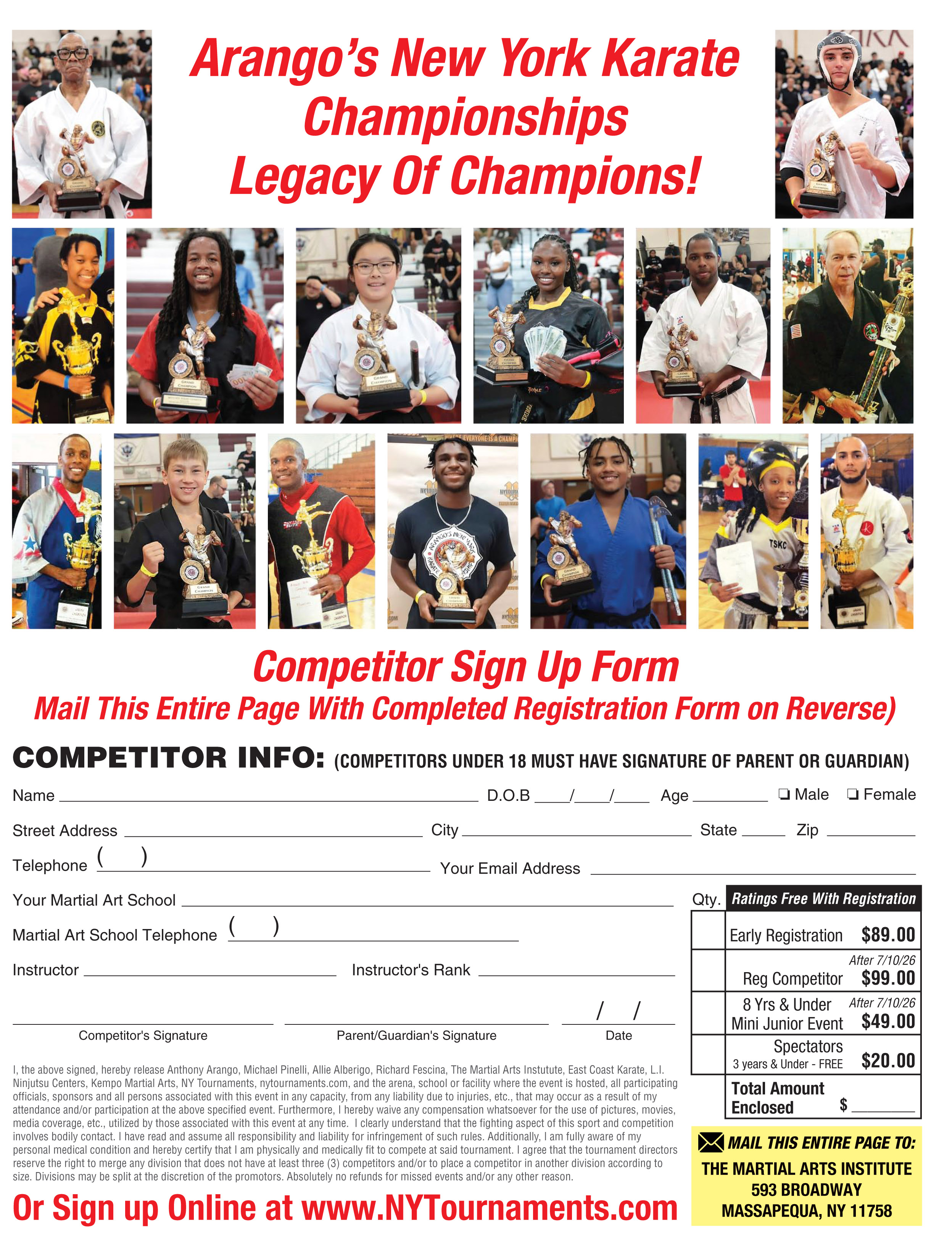 Arango Tourn App Page 4 back 2026